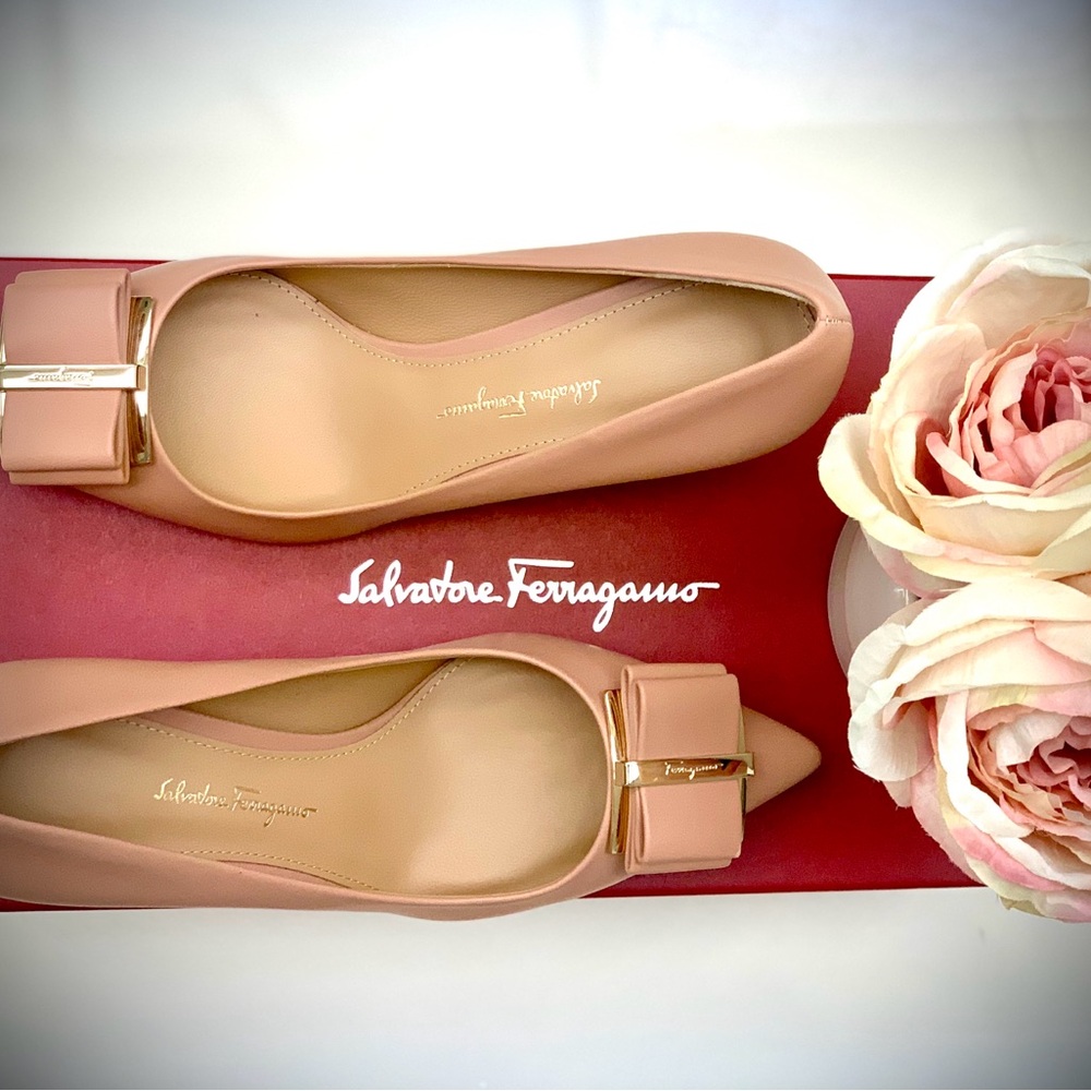 Salvatore Ferragamo Pink Heels with Elegant Design